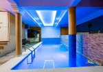 Apartment side to the malecon in San Felipe, Baja California - swimming pool at night